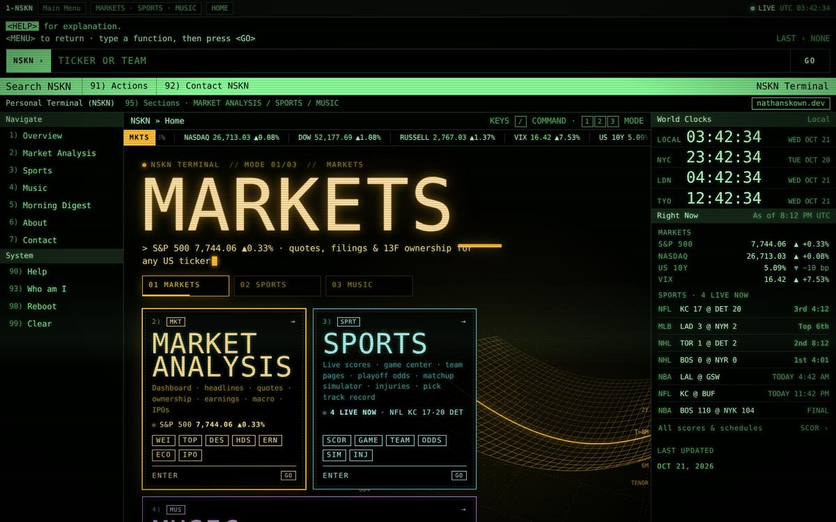 Edition 2, home page