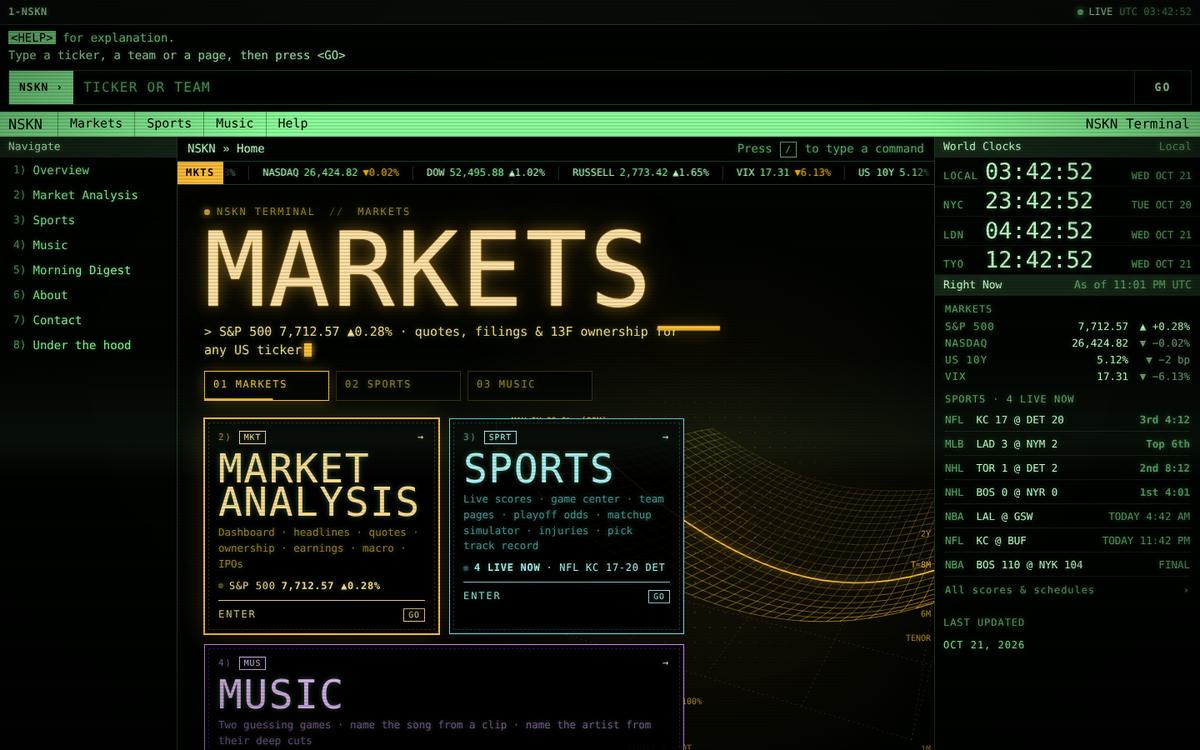 Edition 3, home page